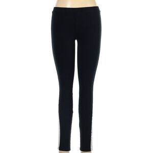 EXPRESS ACTIVE PANTS, BLACK WITH A WHITE STRIPE, SIZE MED